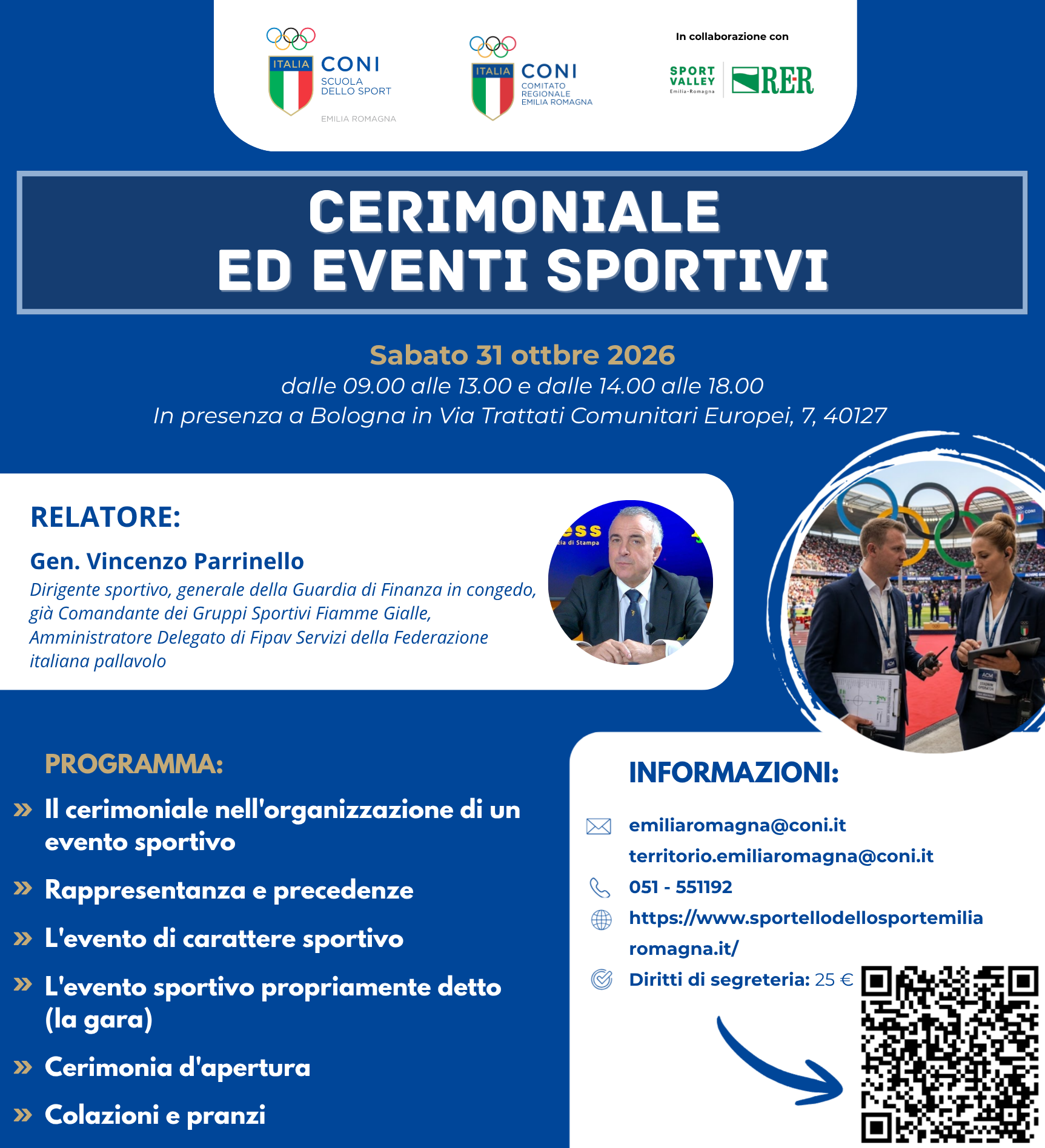 Cerimoniale ed eventi sportivi
