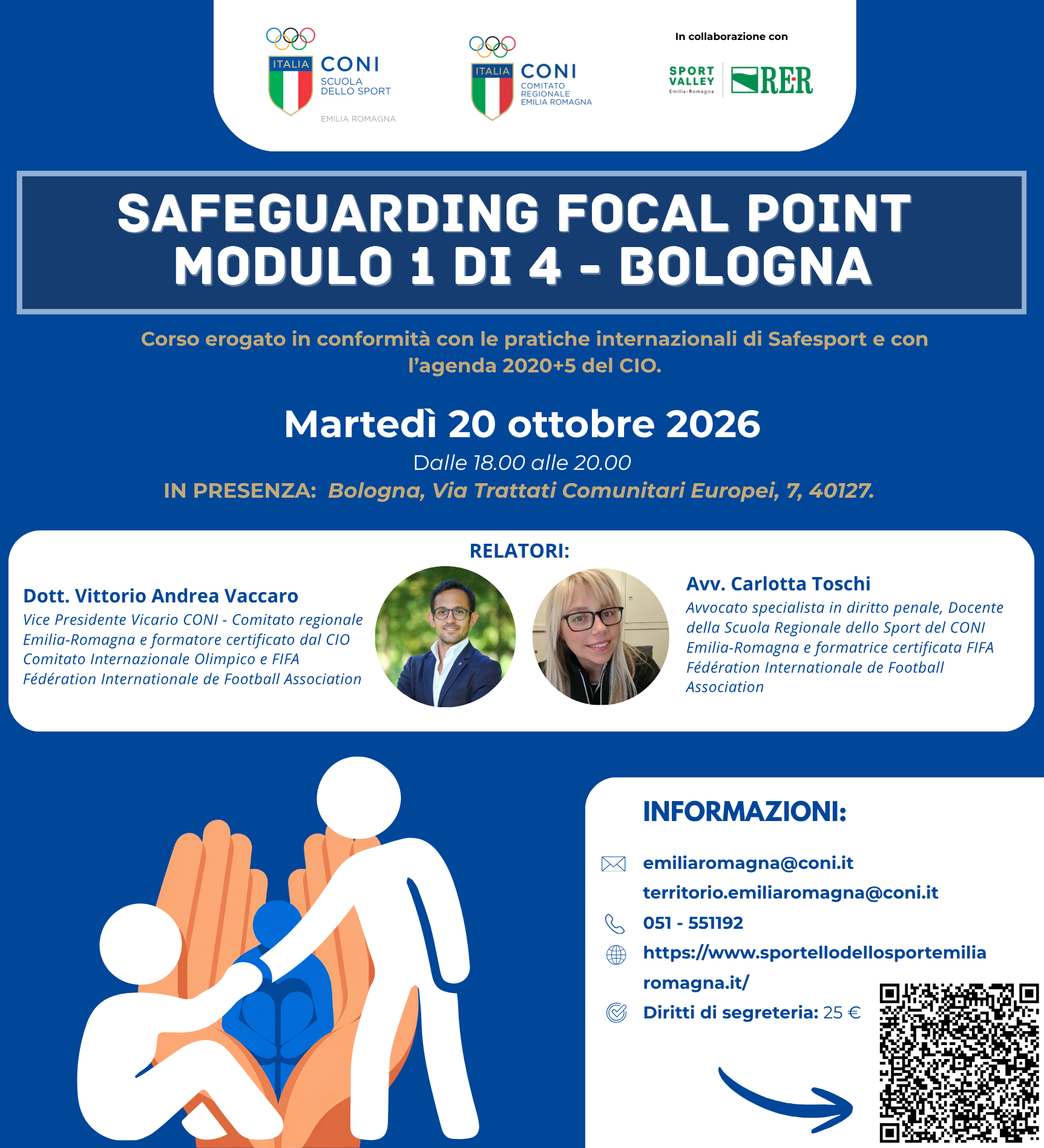 SAFEGUARDING FOCAL POINT Modulo 1 di 4 – BOLOGNA
