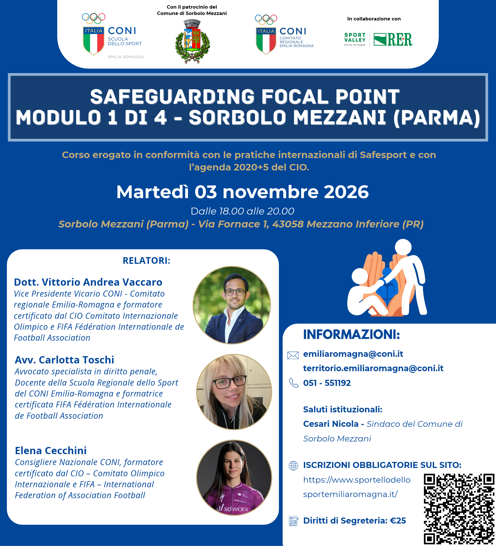 SAFEGUARDING FOCAL POINT Modulo 1 di 4 – Sorbolo Mezzani (Parma)