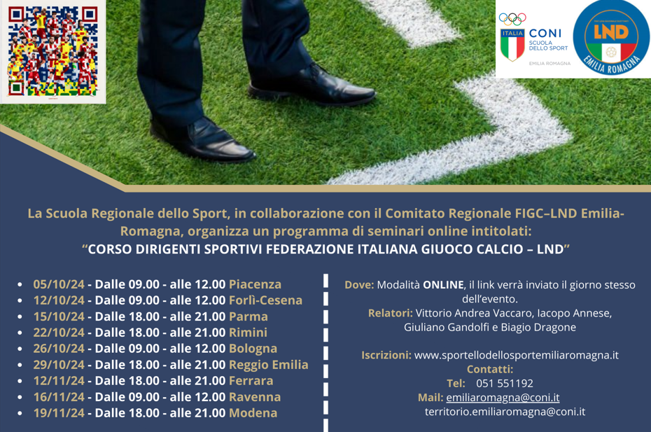 FIGC – LND – Corso Formazione Dirigenti 2024