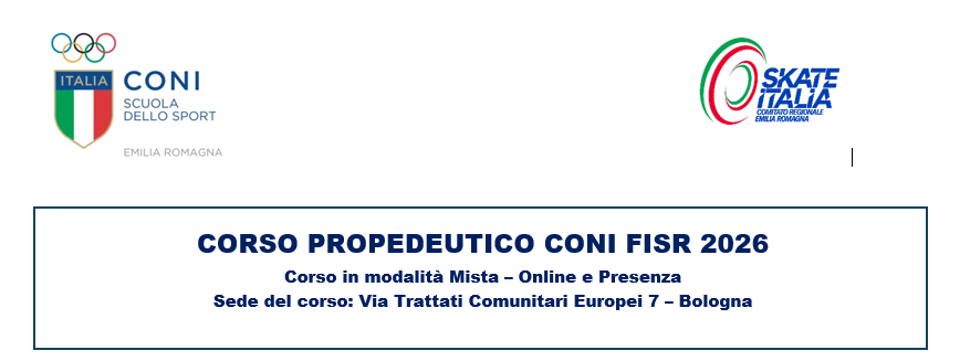 CORSO PROPEDEUTICO CONI FISR 2026