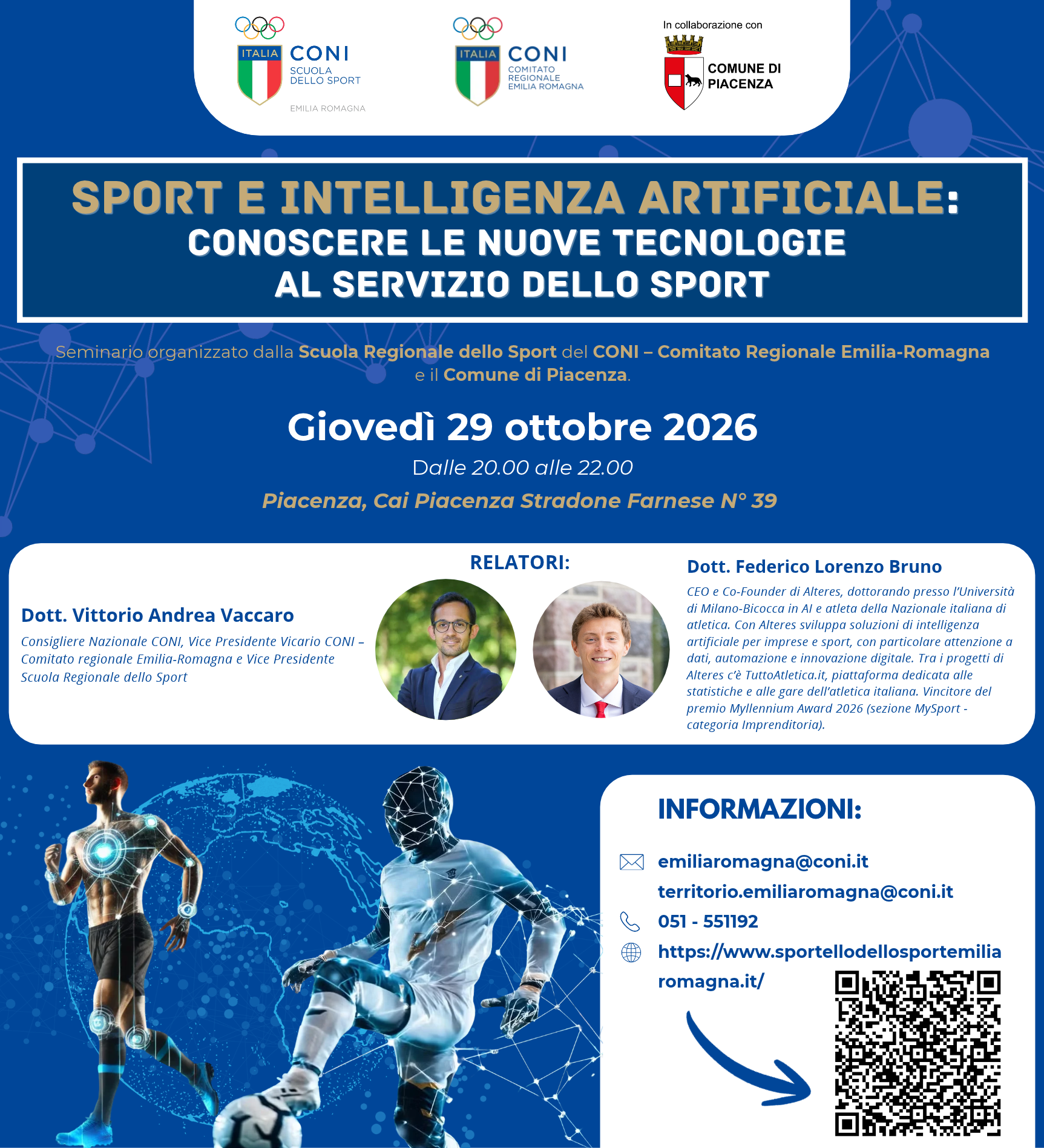 SPORT E INTELLIGENZA ARTIFICIALE: conoscere le nuove tecnologie al servizio dello sport
