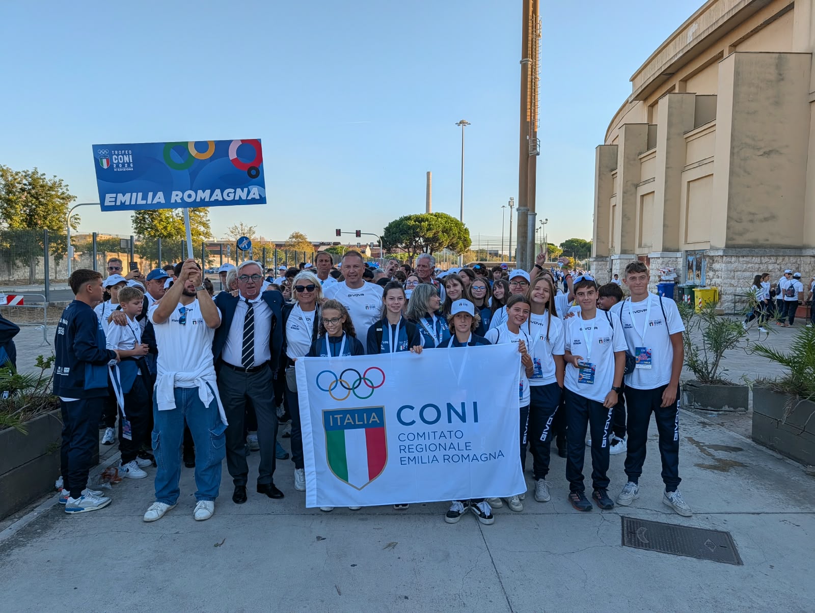 La squadra dell'Emilia Romagna al Trofeo Coni 2026